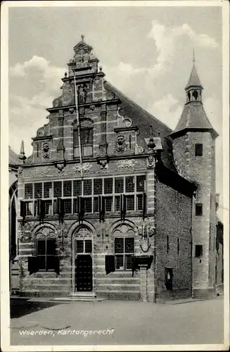 Ak Woerden Utrecht Niederlande, Kantongerecht