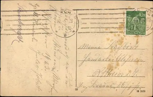 Ak München, Karlsplatz, Straßenbahn