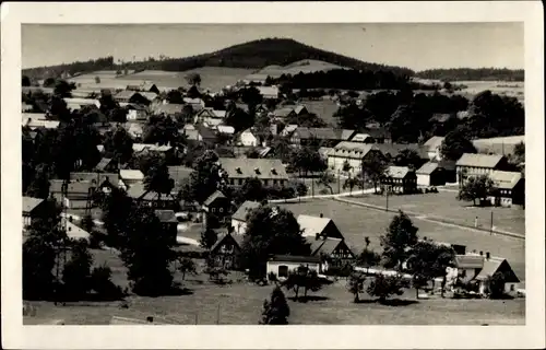 Ak Schönbach Oberlausitz, Gesamtansicht mit Bieleboh