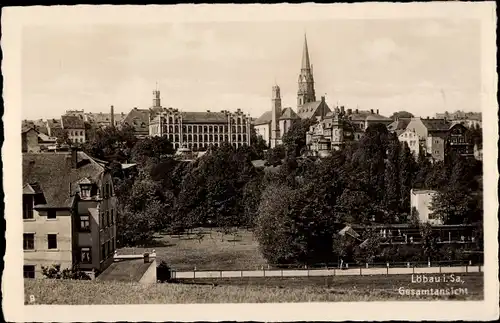 Ak Löbau in Sachsen, Gesamtansicht