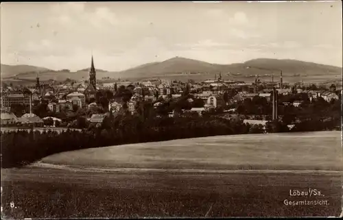 Ak Löbau in Sachsen, Gesamtansicht
