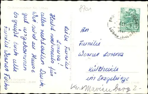 Ak Großhennersdorf Herrnhut in Sachsen, Ortsansicht