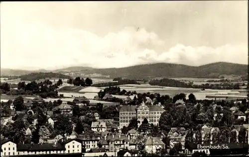 Ak Ebersbach in Sachsen Oberlausitz, Totalansicht