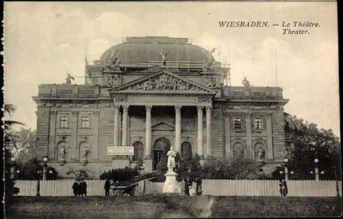 Ak Wiesbaden in Hessen, Theater