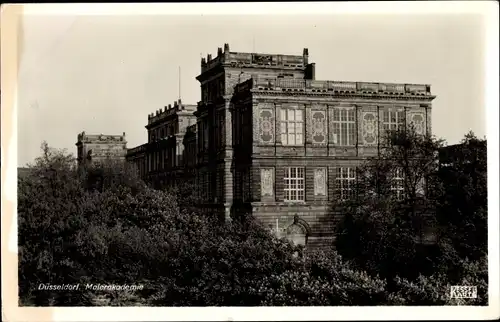 Ak Düsseldorf am Rhein, Malerakademie, Kessel Karte