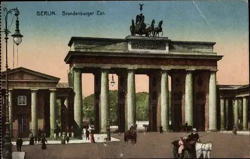 Ak Berlin Mitte, Brandenburger Tor