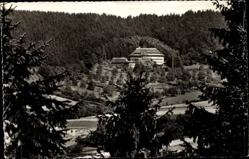 Ak Helmarshausen Bad Karlshafen in Hessen, Blick auf Sanatorium Haus Kleine