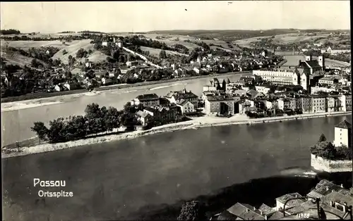 Ak Passau in Niederbayern, Ortsspitze