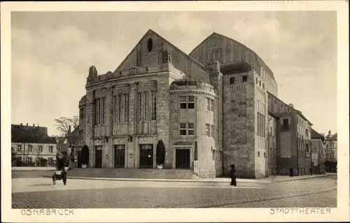 Ak Osnabrück in Niedersachsen, Stadttheater