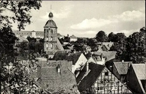 Ak Tecklenburg in Nordrhein Westfalen, Teilansicht der Stadt