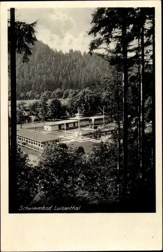 Ak Luisenthal im Thüringer Wald, Schwimmbad