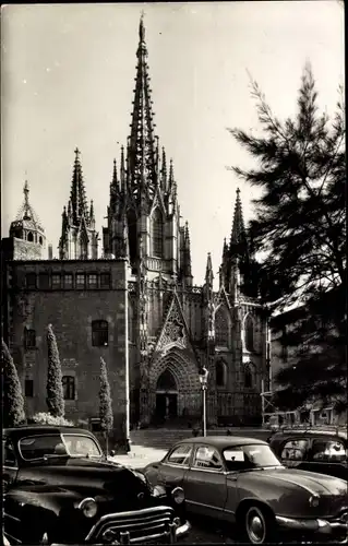 Ak Barcelona Katalonien Spanien, La Catedral