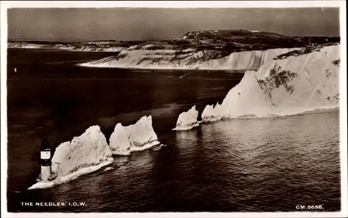 Ak Isle of Wight England, The Needles, Lighthouse