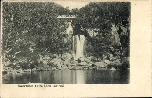 Ak Loch Lomond Schottland, Inversnaid Falls
