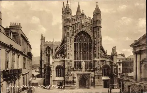 Ak Bath Somerset England, Bath Abbey