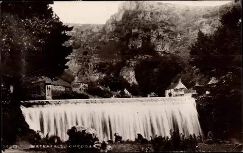 Ak Cheddar Somerset England, Waterfall