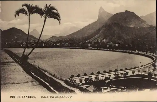 Ak Rio de Janeiro Brasilien, Baie de Botafogo