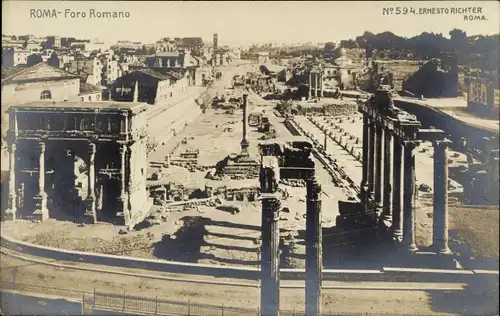 Ak Roma Rom Lazio, Foro Romano