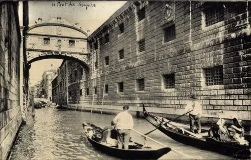 Ak Venezia Venedig Veneto, Ponte dei Sospiri