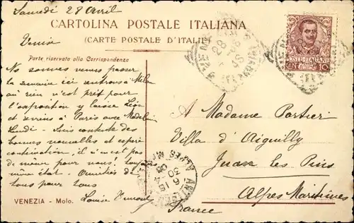 Ak Venezia Venedig Veneto, Mole