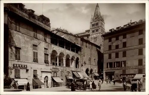 Ak Genova Genua Liguria, Piazza della Commenda