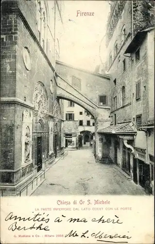 Ak Firenze Florenz Toscana, Chiesa di S. Michele