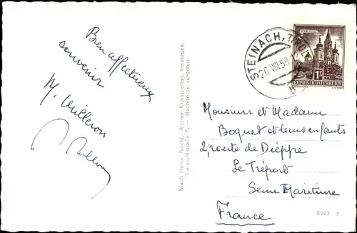 Ak Innerschmirn in Tirol, Panorama, Ort mit Olperer