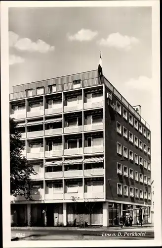 Ak Linz an der Donau Oberösterreich, Parkhotel