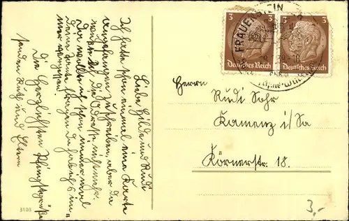 Ak Glückwunsch Pfingsten, Maikäfer, Vergissmeinnicht