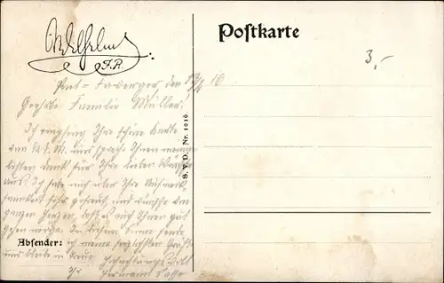 Künstler Ak Kaiser Wilhelm II., Portrait