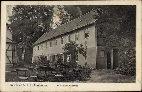 Ak Reichenfels Hohenleuben Thüringen, Altertumsmuseum