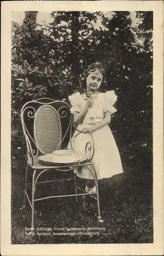 Ak Maria-Adelheid Großherzogin von Luxemburg, Portrait