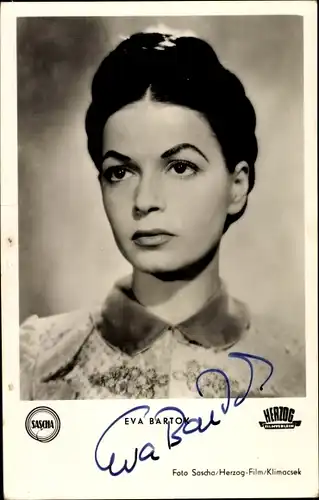 Ak Schauspielerin Eva Bartok, Portrait, Film Dunja