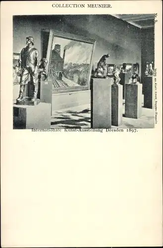 Ganzsachen Ak Dresden, Internationale Kunst-Ausstellung 1897, Collection Meunier