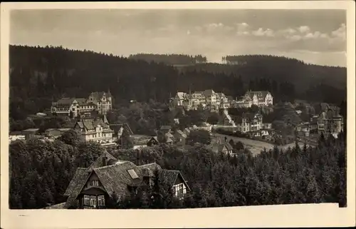 Ak Schierke Wernigerode am Harz, Blick auf den Ort