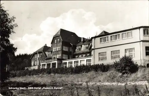 Ak Schierke Wernigerode am Harz, DER Hotel Heinrich Heine