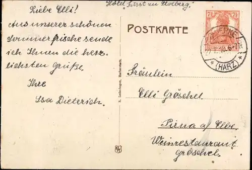 Ak Schierke Wernigerode am Harz, Kirche, Teilansicht