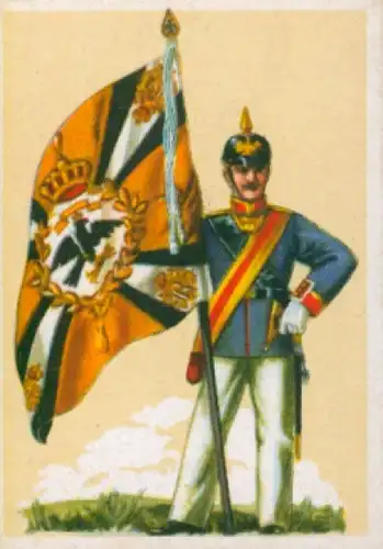 Sammelbild Fahnen- und Standartenträger, Album 2 Nr. 226, Inf. Rgt. Graf Dönhoff Nr. 44