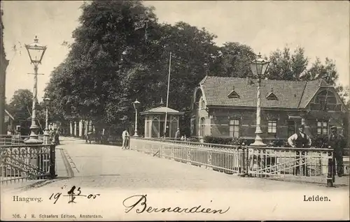 Ak Leiden Südholland Niederlande, Haagweg