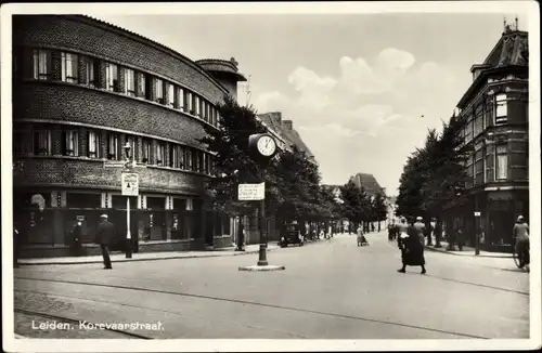 Ak Leiden Südholland Niederlande, Korevaarstraat