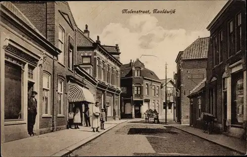 Ak Naaldwijk Südholland, Molenstraat