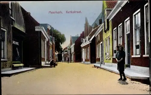 Ak Meerkerk Südholland, Kerkstraat