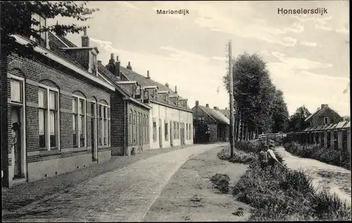 Ak Honselersdijk Westland Südholland Niederlande, Mariondijk