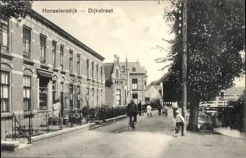 Ak Honselersdijk Westland Südholland Niederlande, Dijkstraat