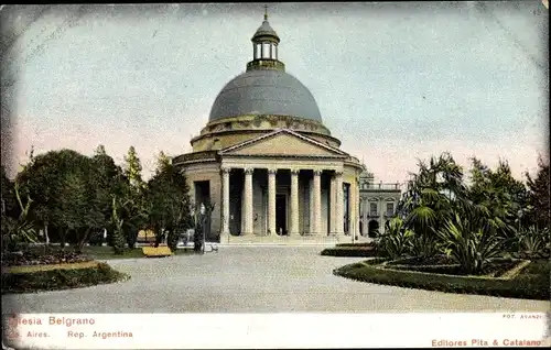 Ak Buenos Aires Argentinien, Iglesia Belgrano