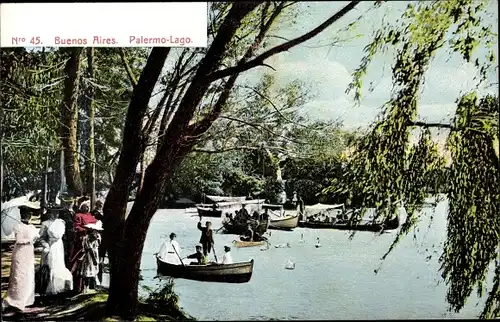 Ak Buenos Aires Argentinien, Palermo Lago