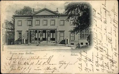 Ak Gotha in Thüringen, Palais