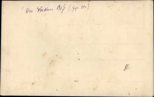 Foto Ak Nantillois Meuse, Straßenpartie 1917, I. WK