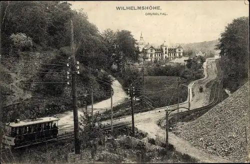 Ak Bad Wilhelmshöhe Kassel in Hessen, Druseltal, Bergbahn