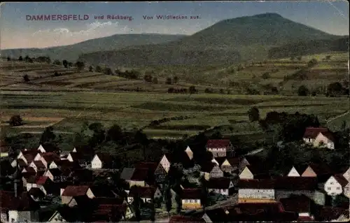 Ak Wildflecken in der Rhön Unterfranken, Dammersfeld, Rückberg